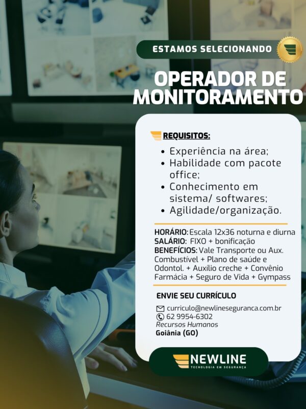 OPERADOR DE MONITORAMENTO